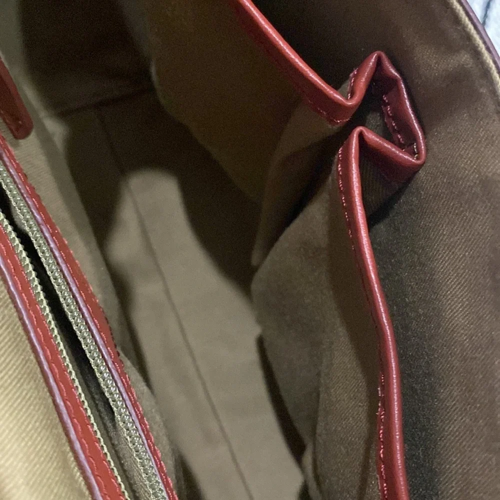 IIIBECA BY JOY GRYSON Murray St. Bag Red/Orange cross Body Bag purse - Picture 4 of 16